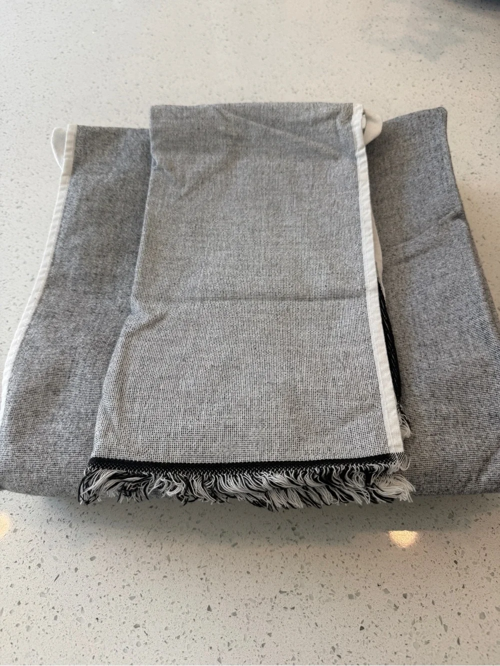 CB2 Chambray Bath Towels, Set of 4 + Hand Towel
